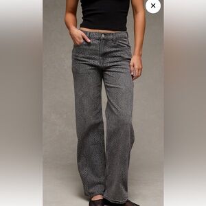 American Eagle Outfitters Gray Straight Leg Jeans